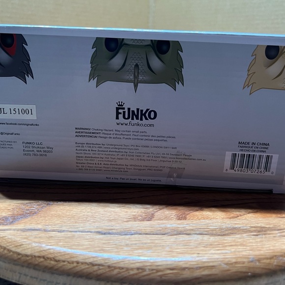 Funko POP Drogon Rhaegal Viserion Metallic 3 pack - Picture 6 of 7